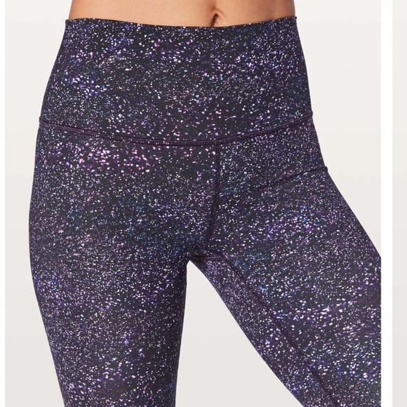 LULULEMON Wunder  Under Hi-Rise Tight 28" Crystalline Multi Size 2 - Picture 4 of 14